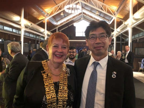 With Liverpool Mayor Wendy Waller