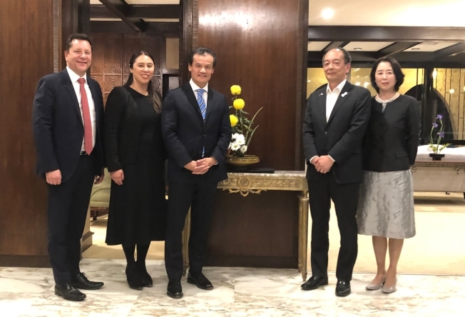 With Ministers Scully and Chanthivong