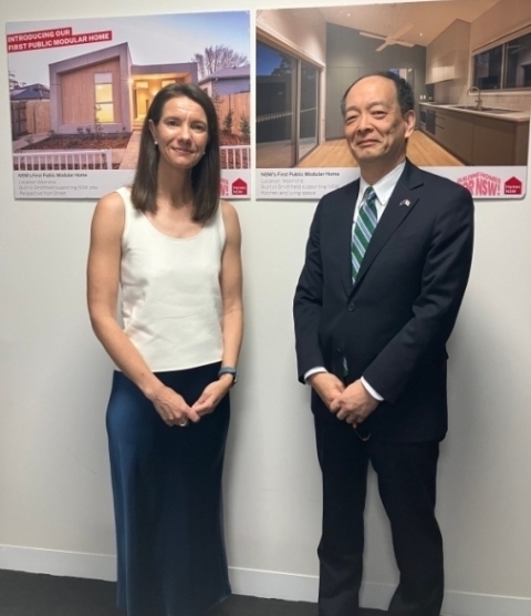 With Minister Jackson