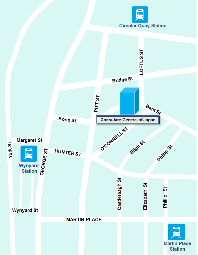 当館近辺の地図