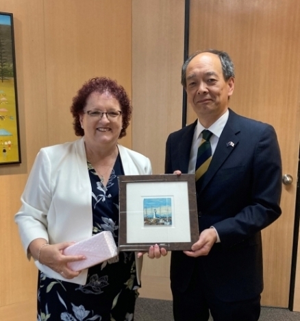 With Lord Mayor Tania Brown