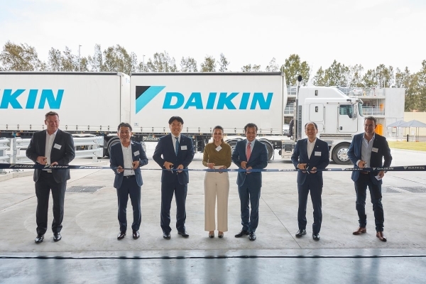 At opening ceremony for Daikin Australia's second factory in Western Sydney